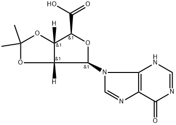 2',3'-O-Isopropylideneinosine-5'-carboxylic acid Structure