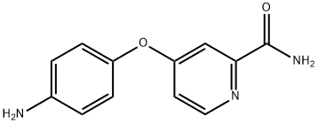 4-(2-carbamoyl-pyridin-4-yloxy)aniline Struktur