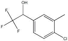 1-(4-Chloro-3-methylphenyl)-2,2,2-trifluoroethanol Structure
