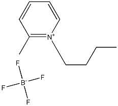 1-丁基-2-甲基吡啶四氟硼酸盐 结构式