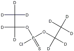 Diethyl-d10 Chlorothiophosphate Structure
