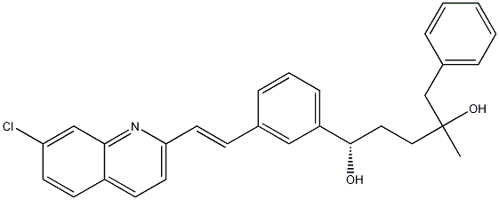 2-[3-(S)-[3-(2-(7-Chloro-2-quinolinyl)ethenyl)phenyl]-3-hydroxypropyl]phenyl-2-propanol