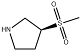 (S)-3-(Methylsulfonyl)pyrrolidine Structure