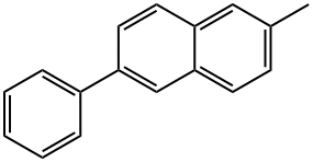 2-Methyl-6-phenylnaphthalene 化学構造式