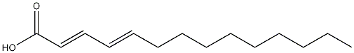 tetradecadienoic acid Structure