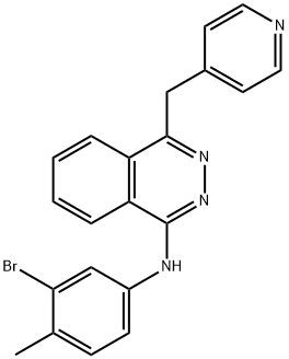 N-(3-Bromo-4-methylphenyl)-4-(4-pyridinylmethyl)-1-phthalazinamine