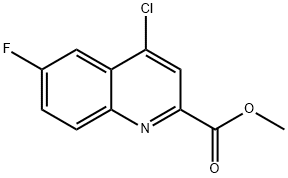 4-氯-6-氟喹啉-2-甲酸甲酯, 301823-61-0, 结构式