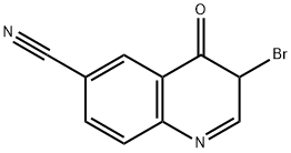 3-溴-3,4-二氢-4-氧-6-喹啉甲腈, 304904-69-6, 结构式