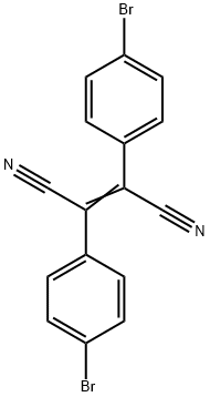 2,3-双(4-溴苯基)-2-丁烯二腈,315203-26-0,结构式