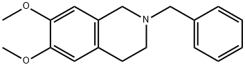 1,2,3,4-Tetrahydro-6,7-dimethoxy-2-(phenylmethyl)isoquinoline Structure