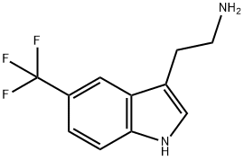 5-(Trifluoromethyl)-1H-indole-3-ethanamine Struktur