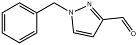 1-benzyl-1H-pyrazole-3-carbaldehyde Struktur
