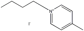 よう化1‐ブチル‐4‐メチルピリジニウム 化学構造式