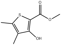 METHYL 3-HYDROXY-4,5-DIMETHYLTHIOPHENE-2-CARBOXYLATE Struktur