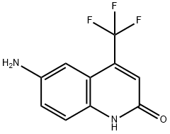 6-氨基-4-三氟甲基喹啉-2-酮, 328955-57-3, 结构式