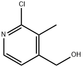 2-Chloro-3-methyl-4-pyridinemethanol Structure