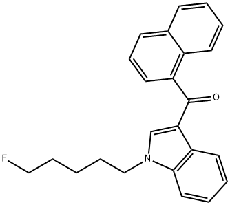 AM-2201 化学構造式
