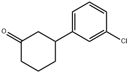 3-(3-chlorophenyl)cyclohexanone Structure