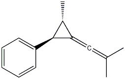 33530-27-7 Benzene, (2-methyl-3-(2-methyl-1-propenylidene)cyclopropyl)-, trans-