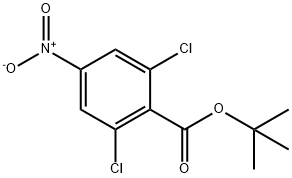 2,6-Dichloro-4-nitro-benzoic acid tert-butyl ester Struktur