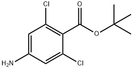 4-Amino-2,6-dichloro-benzoic acid tert-butyl ester Struktur