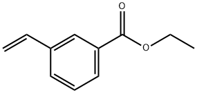 3-乙烯基-苯甲酸乙基酯, 33745-48-1, 结构式