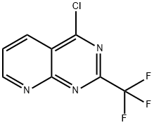 4-Chloro-2-(trifluoromethyl)pyrido[2,3-d]pyrimidine Structure