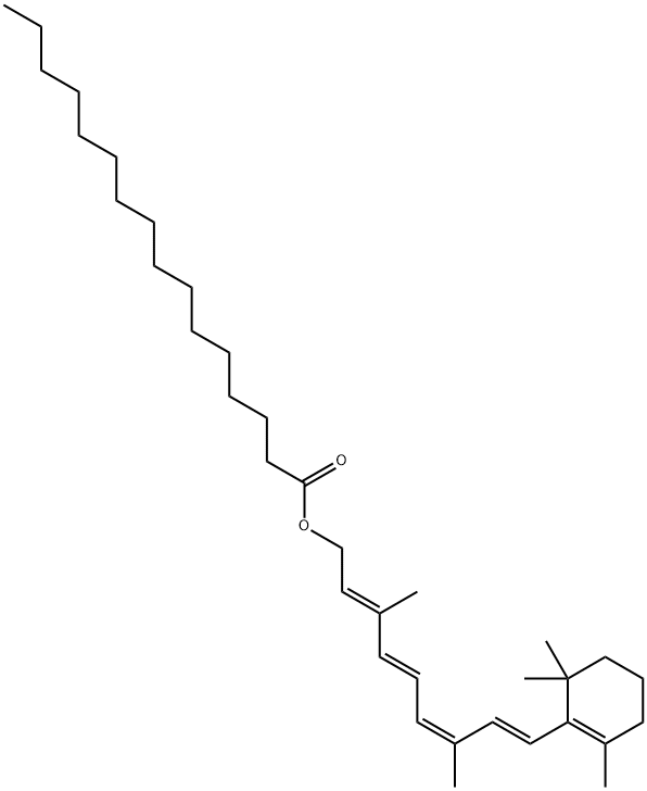 パルミチン酸9-CIS-レチニル 化学構造式