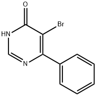 5-bromo-6-phenyl-4-pyrimidinol Struktur