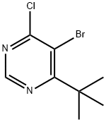 5-Bromo-4-tert-butyl-6-chloropyrimidine 结构式