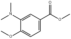 methyl 3-(dimethylamino)-4-methoxybenzoate 结构式