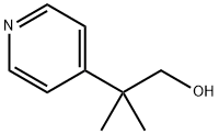 2-methyl-2-(4-pyridyl)-1-propanol Structure