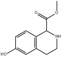 Methyl 6-hydroxy-1,2,3,4-tetrahydroisoquinoline-1-carboxylate Struktur