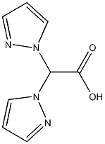 双(1-吡唑)乙酸 结构式