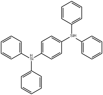 Benzene, 1,4-bis(diphenylsilyl)-,3520-15-8,结构式