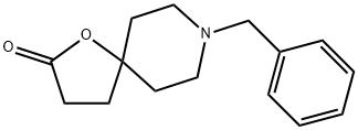 8-benzyl-1-oxa-8-azaspiro[4.5]decan-2-one Struktur