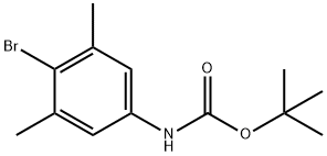 tert-Butyl 4-bromo-3,5-dimethylphenylcarbamate Structure
