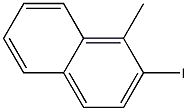 2-Iodo-1-methylnaphthalene Struktur