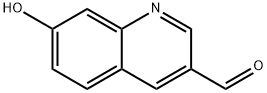 7-羟基喹啉-3-甲醛, 363135-54-0, 结构式