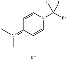 1-DIFLUOROMETHYL-4-DIMETHYLAMINO-PYRIDINIUM BROMIDE Struktur