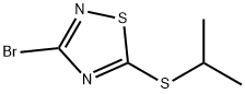 3-bromo-5-(isopropylthio)-1,2,4-thiadiazole Structure