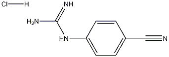 N-(4-Cyanophenyl)guanidine hydrochloride 化学構造式