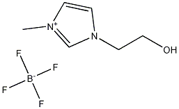 1-(2-ヒドロキシエチル)-3-メチルイミダゾリウムテトラフルオロボラート 化学構造式