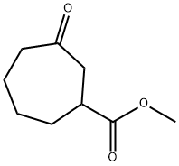 methyl 3-oxocycloheptanecarboxylate Structure