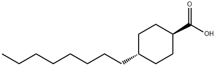 TRANS-4-OCTYLCYCLOHEXANE CARBOXYLIC ACID 结构式