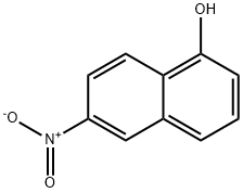 1-Hydroxy-6-nitronaphthalene 化学構造式