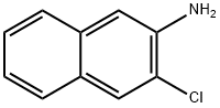 2-Amino-3-chloronaphthalene Struktur