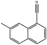 7-メチル-1-ナフトニトリル 化学構造式