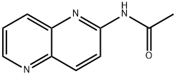 N-(1,5-ナフチリジン-2-イル)アセトアミド 化学構造式