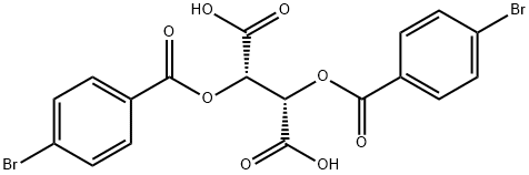 (2S,3S)-2,3-bis(4-bromobenzoyloxy)succinic acid Structure